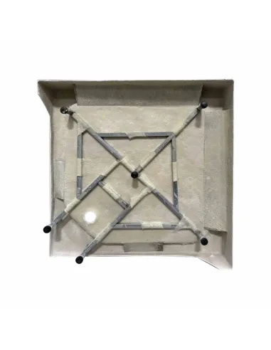 Душова кабіна з низьким піддоном Lidz Wawel SC90x90.SAT.LOW.DGR, квадратна