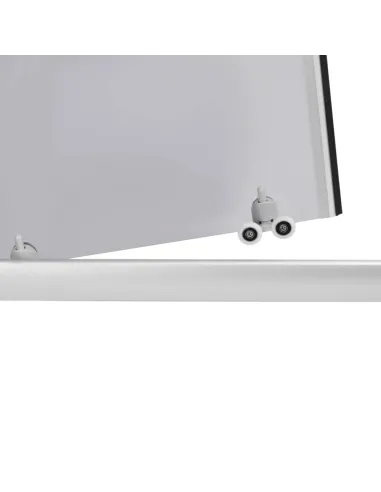 Душова кабіна без піддону Lidz Latwa SC90x90.SAT.LOW.DGR, напівкругла