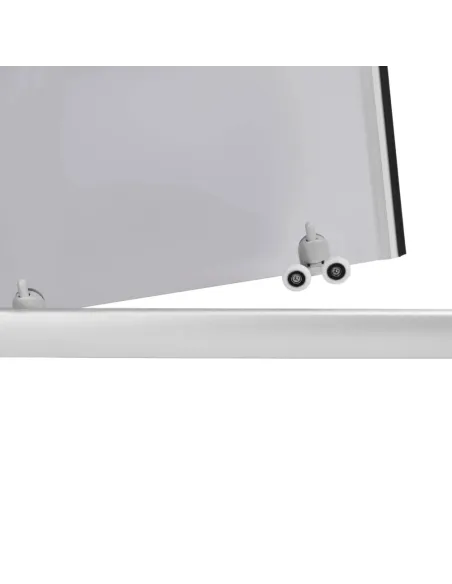 Душевая кабина без поддона Lidz Latwa SC90x90.SAT.LOW.DGR, полукруглая