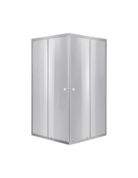 Душевая кабина без поддона Lidz Wawel SC90x90.SAT.LOW.DGR, квадратная