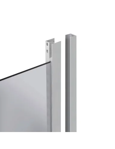 Душова кабіна без піддону Lidz Wawel SC90x90.SAT.LOW.DGR, квадратна