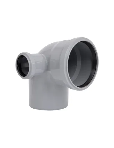 Колено TA Sewage TR110014 50х110х110 мм, для внутренней канализации, с отводом слева