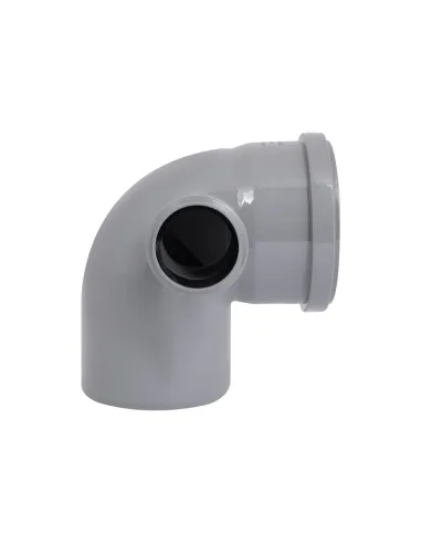 Коліно TA Sewage TR110014 50х110х110 мм, для внутрішньої каналізації, з відведенням зліва