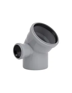 Коліно TA Sewage SD00053219 110x100х45 мм, для внутрішньої каналізації, з відведенням зліва