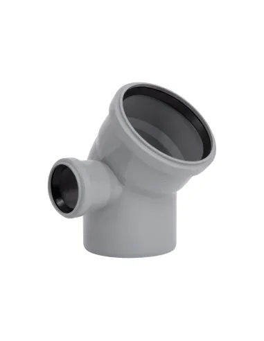 Коліно TA Sewage SD00053219 110x100х45 мм, для внутрішньої каналізації, з відведенням зліва