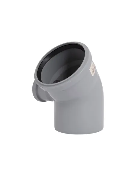 Колено TA Sewage SD00053219 110x100х45 мм, для внутренней канализации, с отводом слева
