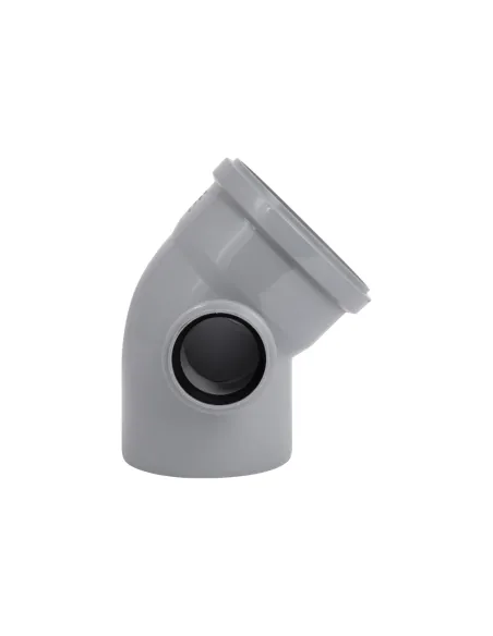 Коліно TA Sewage SD00053219 110x100х45 мм, для внутрішньої каналізації, з відведенням зліва