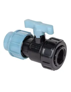 Кран кульовий ITAL ПЕ 32х1 дюйм внутрішнє різьблення, для поліетиленових труб