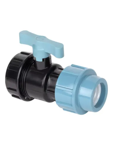 Кран кульовий ITAL ПЕ 32х1 дюйм внутрішнє різьблення, для поліетиленових труб