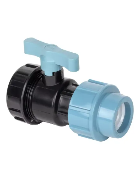 Кран кульовий ITAL ПЕ 32х1 дюйм внутрішнє різьблення, для поліетиленових труб