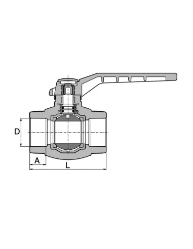 Кран шаровой ITAL 20 мм для полипропиленовых труб