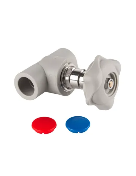 Вентиль ITAL 20 мм для поліпропіленових труб, прохідний