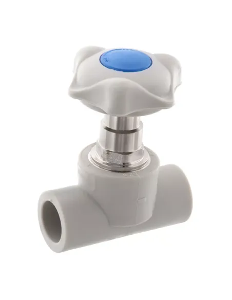 Вентиль ITAL 32 мм для поліпропіленових труб, прохідний