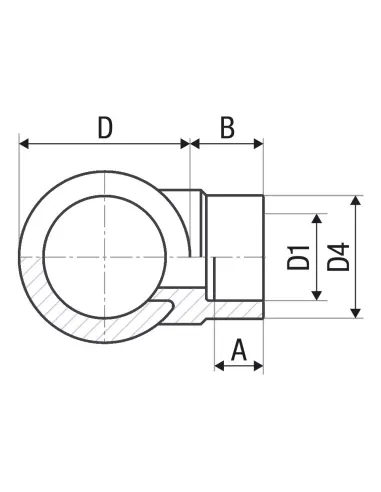 Врізка ITAL 63x32 мм для поліпропіленових труб