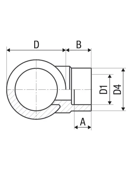 Врезка ITAL 63x32 мм для полипропиленовых труб