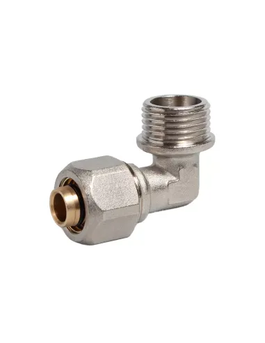 Уголок 90 ITAL РН 20х1/2 дюйма, для металлопластиковых труб