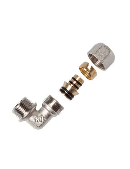 Уголок 90 ITAL РН 20х1/2 дюйма, для металлопластиковых труб