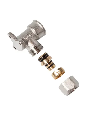 Кут настінний 90 ITAL РВ 20х1/2 дюйма, для металопластикових труб