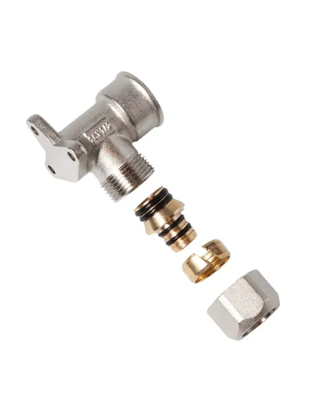 Кут настінний 90 ITAL РВ 20х1/2 дюйма, для металопластикових труб