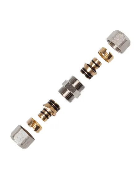 Муфта ITAL 20х20 мм, для металопластикових труб