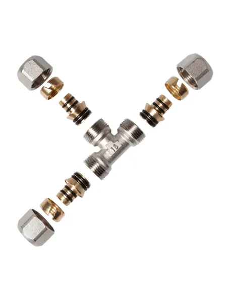 Трійник ITAL 20х20х20 мм, для металопластикових труб