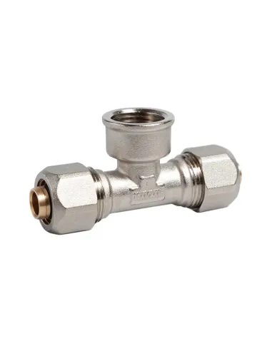 Трійник ITAL РВ 20х1/2х20 мм, для металопластикових труб