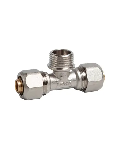 Тройник ITAL РН 16х1/2х16 мм, для металлопластиковых труб