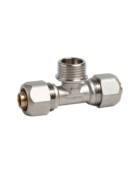 Трійник ITAL РН 16х1/2х16 мм, для металопластикових труб