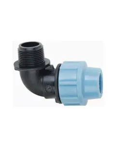 Коліно 90 ITAL ПЕ 90х3 дюйма зовнішня різьба