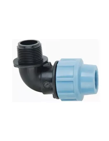 Коліно 90 ITAL ПЕ 90х3 дюйма зовнішня різьба