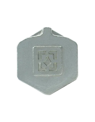 Заглушка Raftec ZN01 1/2 дюйма, РЗ, DN15, под пломбу, никелева