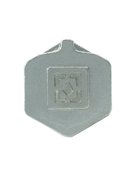 Заглушка Raftec ZN01 1/2 дюйма, РЗ, DN15, под пломбу, никелева