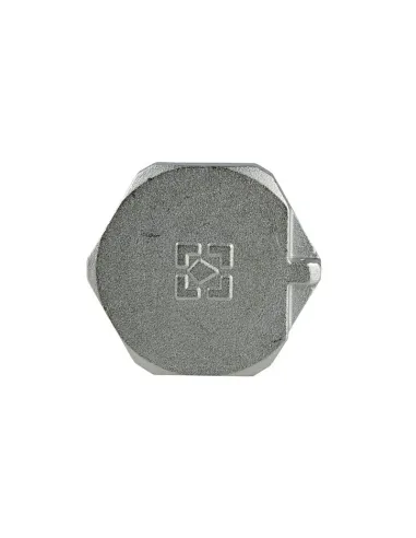 Заглушка Raftec ZN02 3/4 дюйми, РЗ, DN20, під пломбу, нікелева