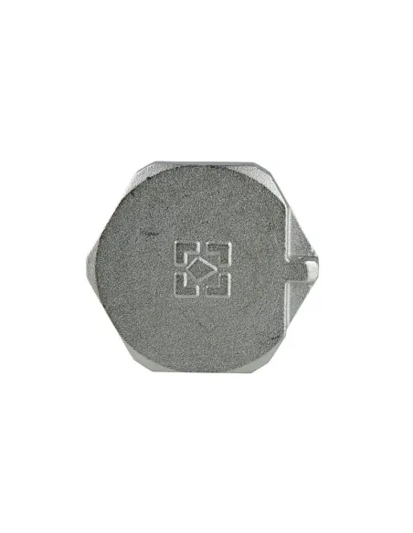 Заглушка Raftec ZN02 3/4 дюйми, РЗ, DN20, під пломбу, нікелева