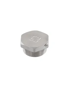 Заглушка Raftec ZN04 1 1/4 дюйма, РЗ, DN32, под пломбу, никелева