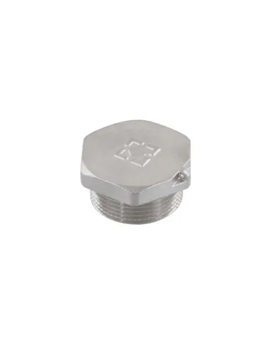 Заглушка Raftec ZN04 1 1/4 дюйми, РЗ, DN32, під пломбу, нікелева