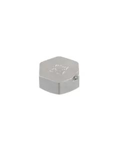 Заглушка Raftec ZV03 1 дюйм, РВ, DN25, під пломбу, нікельова