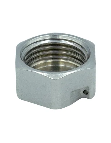 Заглушка Raftec ZV05 1 1/2 дюйми, РВ, DN40, під пломбу, нікелева