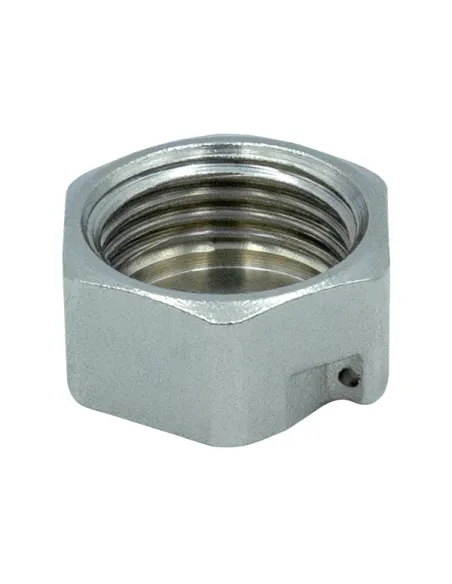 Заглушка Raftec ZV05 1 1/2 дюйми, РВ, DN40, під пломбу, нікелева