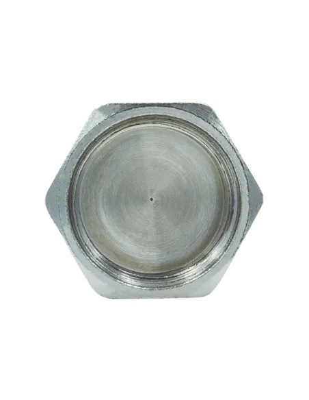 Заглушка Raftec ZV05 1 1/2 дюйми, РВ, DN40, під пломбу, нікелева