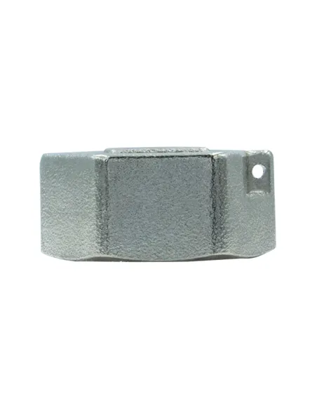 Заглушка Raftec ZV05 1 1/2 дюйми, РВ, DN40, під пломбу, нікелева