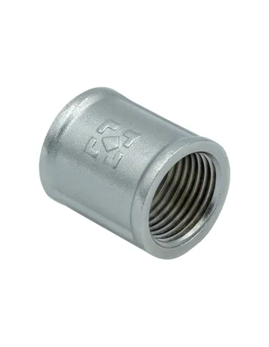 Муфта Raftec MP0201 DN20х15 ВВ, 1 дюйм, латунная никелированная