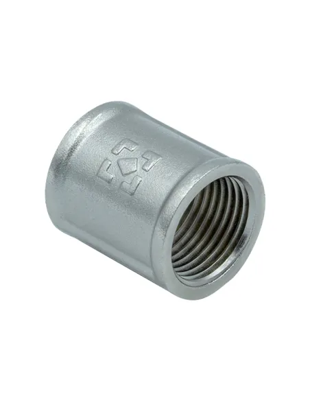 Муфта Raftec MP0201 DN20х15 ВВ, 1 дюйм, латунная никелированная