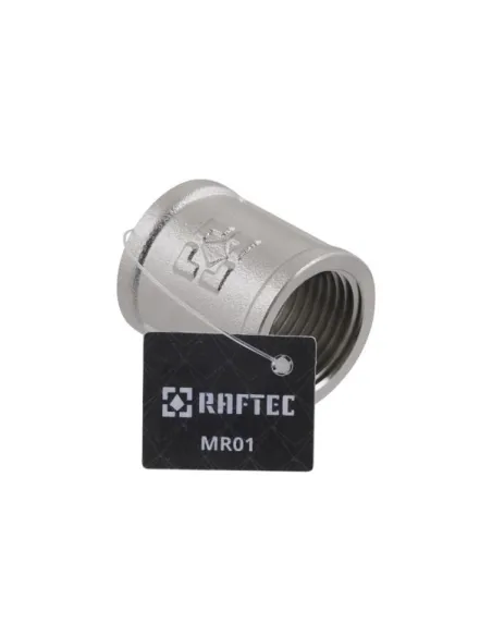 Муфта Raftec MR01 DN15 ВВ 1/2 дюйма, латунна нікельована