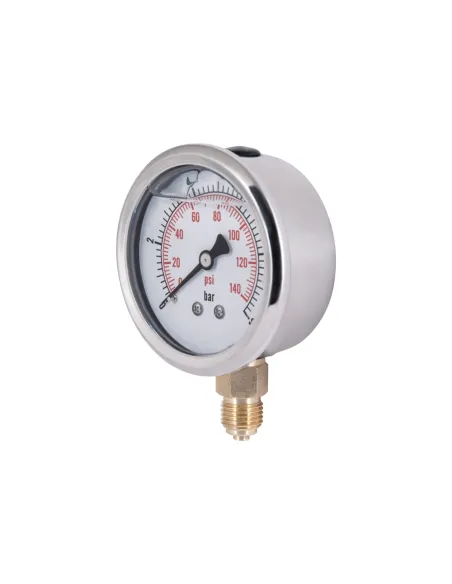 Торцевий манометр Thermo Alliance Forte TAF170G10B 10 Бар, рідконаповнений