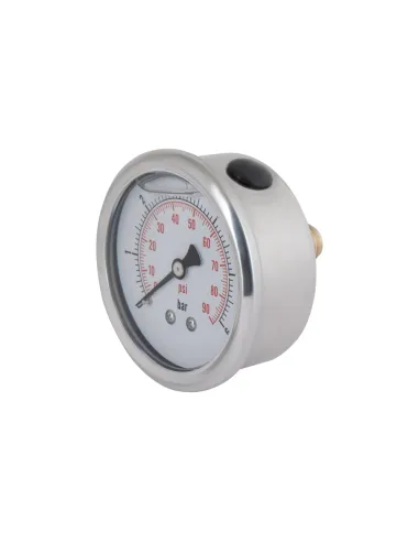 Торцевой манометр Thermo Alliance Forte TAF171G6B 6 Бар, жидконаполненный