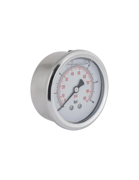 Торцевой манометр Thermo Alliance Forte TAF171G6B 6 Бар, жидконаполненный