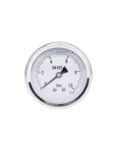 Торцевий манометр Thermo Alliance Forte TAF171G10B 10 Бар, рідконаповнений