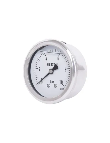 Торцевий манометр Thermo Alliance Forte TAF171G10B 10 Бар, рідконаповнений