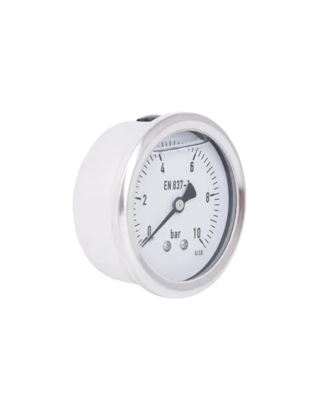 Торцевой манометр Thermo Alliance Forte TAF171G10B 10 Бар, жидконаполненный